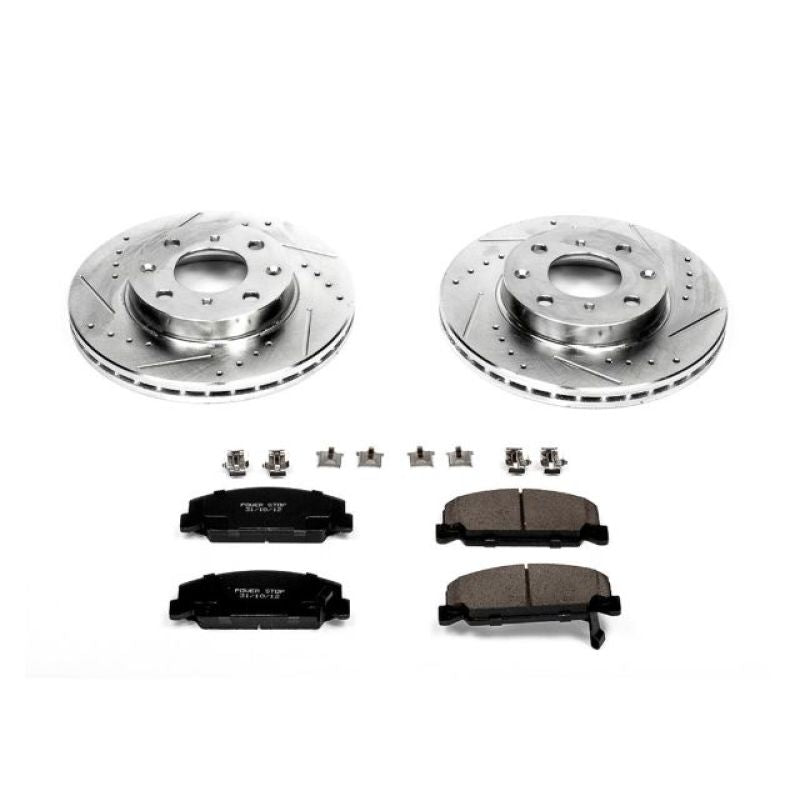 Load image into Gallery viewer, Power Stop 90-00 Honda Civic Front Z23 Evolution Sport Brake Kit
