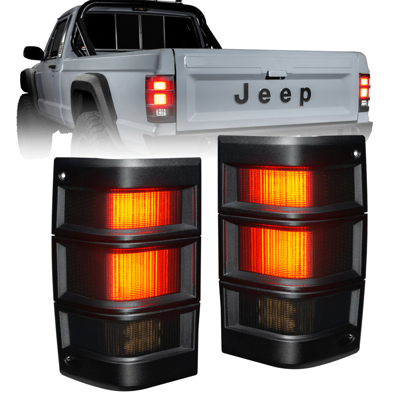 Load image into Gallery viewer, ORACLE Lighting Jeep Comanche MJ LED Tail Lights - Tinted Lens
