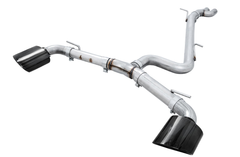 Load image into Gallery viewer, AWE Tuning 17-19 Audi RS3 8V Track Edition Exhaust - Diamond Black Tips RS-Style Tips
