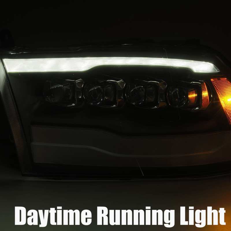 Load image into Gallery viewer, AlphaRex 09-18 Dodge Ram 1500HD NOVA LED Projector Headlights Plank Style Design Chrome w/DRL
