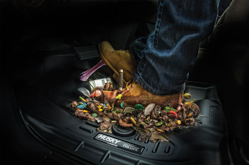 Load image into Gallery viewer, Husky Liners 05-13 Toyota Tacoma WeatherBeater Combo Tan Floor Liners
