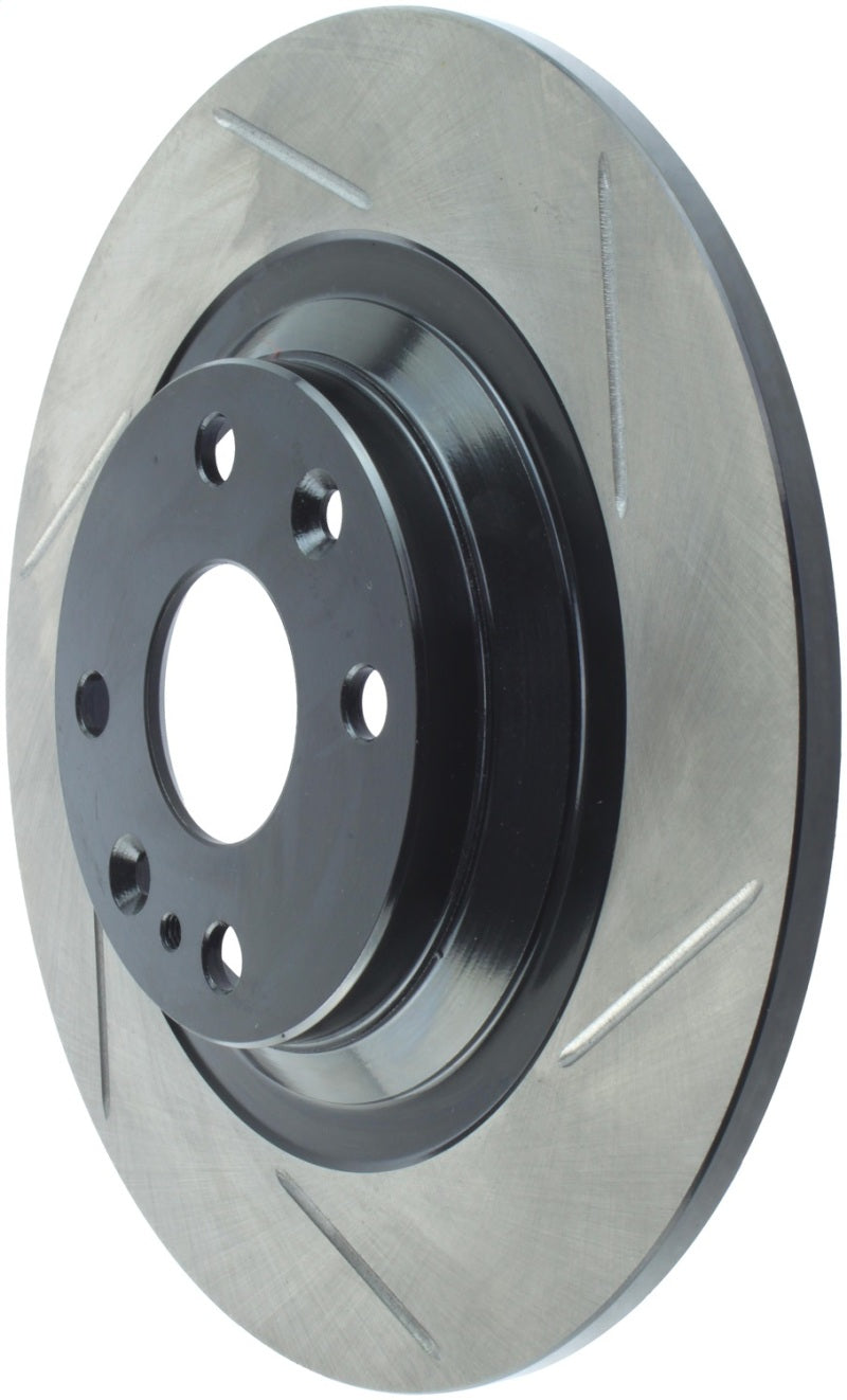 Load image into Gallery viewer, StopTech Power Slot 01-05 Mazda Miata Sport Suspension/Turbo SportStop Slotted Rear Left Rotor
