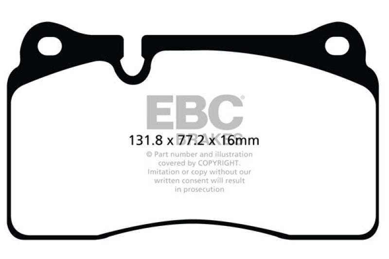 Load image into Gallery viewer, EBC 11-14 Audi TT RS 2.5 Turbo Yellowstuff Front Brake Pads
