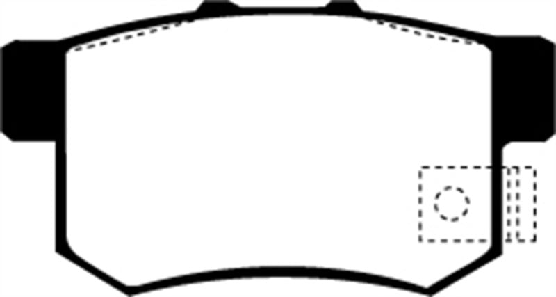 Load image into Gallery viewer, EBC 01-03 Acura CL 3.2 Redstuff Rear Brake Pads
