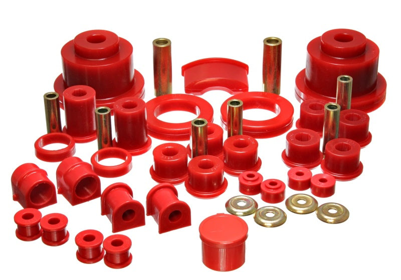 Load image into Gallery viewer, Energy Suspension 04 Pontiac GTO Red Hyper-flex Master Bushing Set
