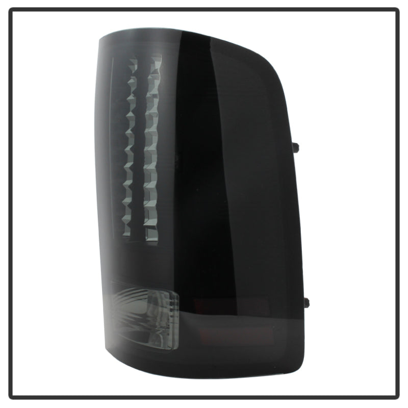 Load image into Gallery viewer, Spyder GMC Sierra 07-13 (Not 3500 Dually 4 Rear Wheels)LED Tail Lights Blk Smke ALT-YD-GS07-LED-BSM
