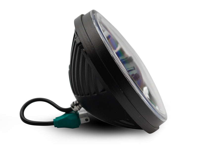 Load image into Gallery viewer, Raxiom 97-18 Jeep Wrangler TJ/JK Axial Series LED Headlights- Black Housing (Clear Lens)
