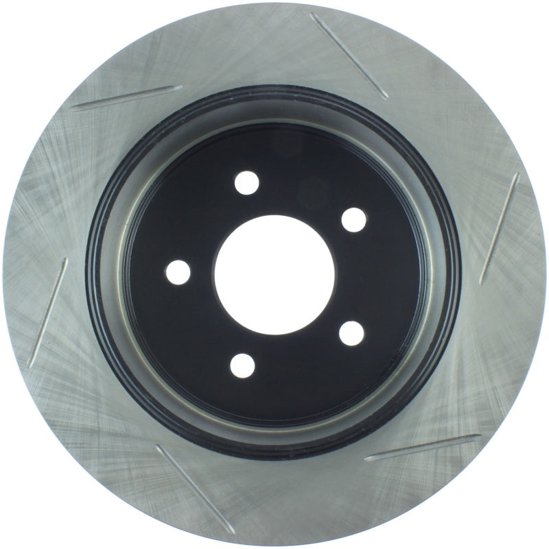 Load image into Gallery viewer, StopTech Power Slot 03-08 Crown Victoria/Grand Marquis Rear Right Slotted Rotor
