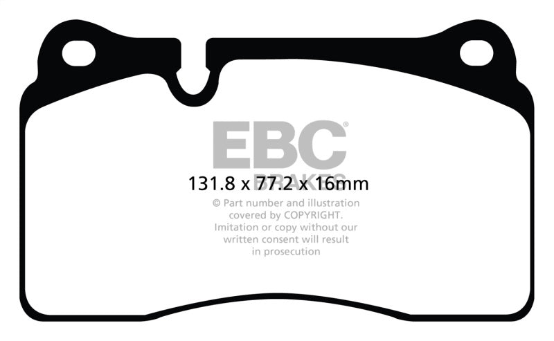 Load image into Gallery viewer, EBC 11-14 Audi TT RS 2.5 Turbo Yellowstuff Front Brake Pads
