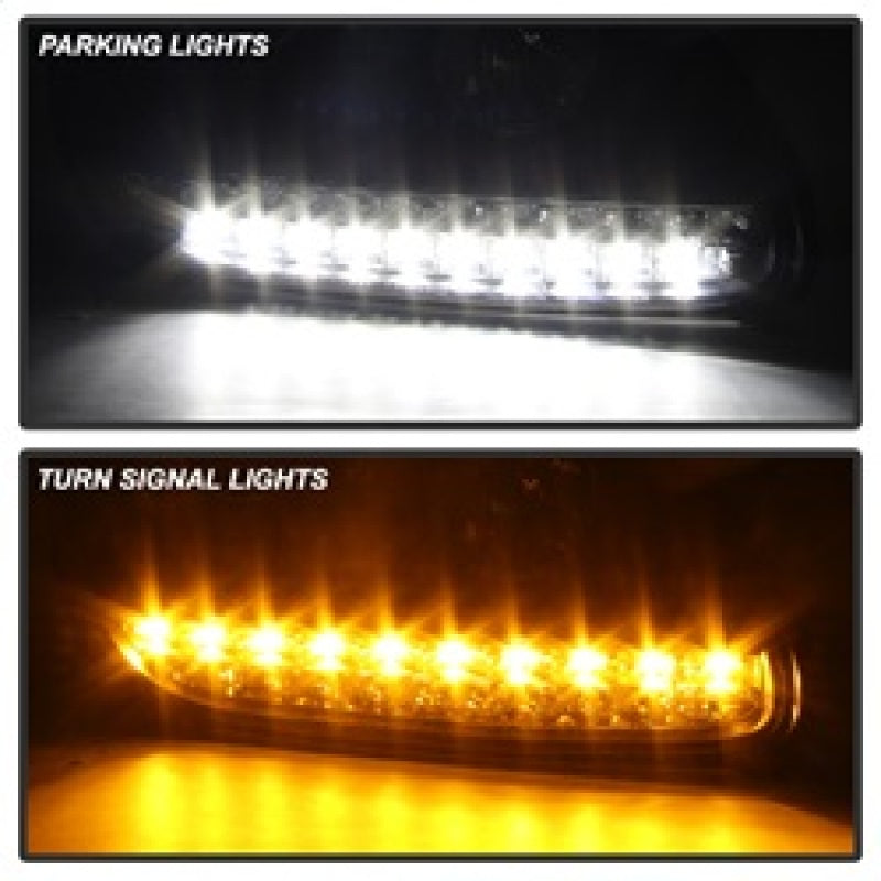 Load image into Gallery viewer, Spyder Porsche Cayenne 03-06 Projector Xenon/HID Model- DRL LED Blk PRO-YD-PCAY03-HID-DRL-BK
