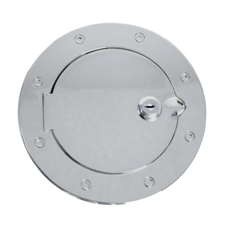 Load image into Gallery viewer, Rugged Ridge 07-18 Jeep Wrangler JK Stainless Steel Locking Gas Cap Door
