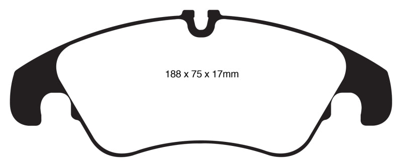 Load image into Gallery viewer, EBC 11 Audi A6 2.0 Turbo Redstuff Front Brake Pads
