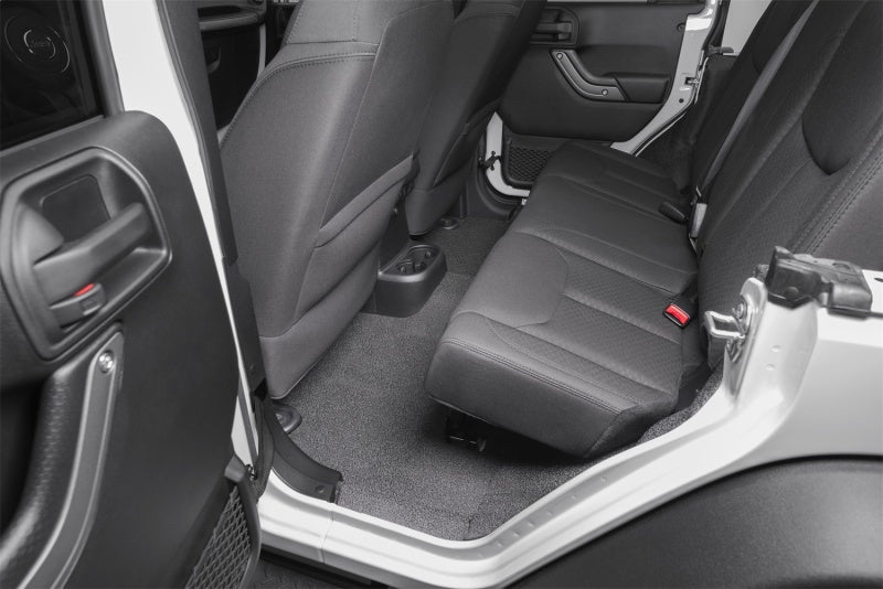 Load image into Gallery viewer, BedRug 07-16 Jeep JK Unlimited 4Dr Front 4pc BedTred Floor Kit (Incl Heat Shields)
