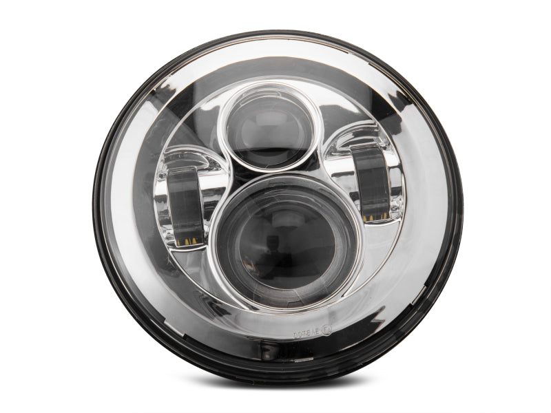 Load image into Gallery viewer, Raxiom 97-18 Jeep Wrangler TJ/JK Axial Series LED Daymaker Headlights- Chrome Housing (Clear Lens)
