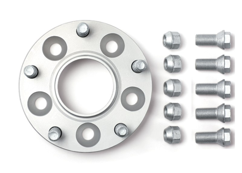 Load image into Gallery viewer, H&amp;R Trak+ 15mm Wheel Adapter Porsche wheels 5/130 - 71.6 CB - 14x1.5 to 5/100 - 57.1 CB - 14x1.5
