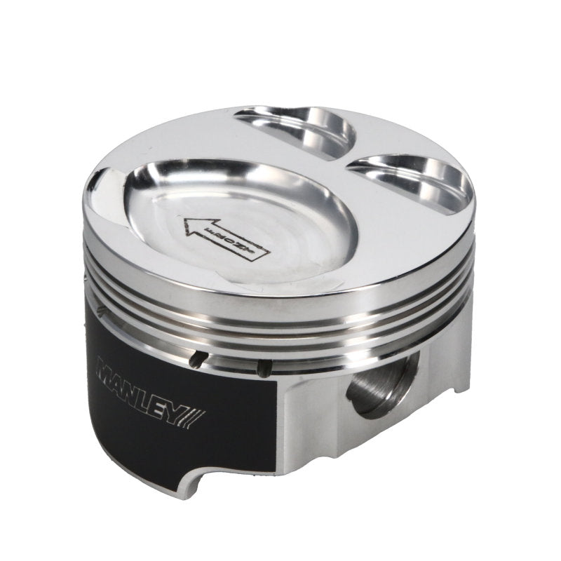 Load image into Gallery viewer, Manley MazdaSpeed 3 MZR 2.3L 87.75mm Bore -13.3cc Dome 9.5:1 CR  Pistons w/ Rings - Set of 4

