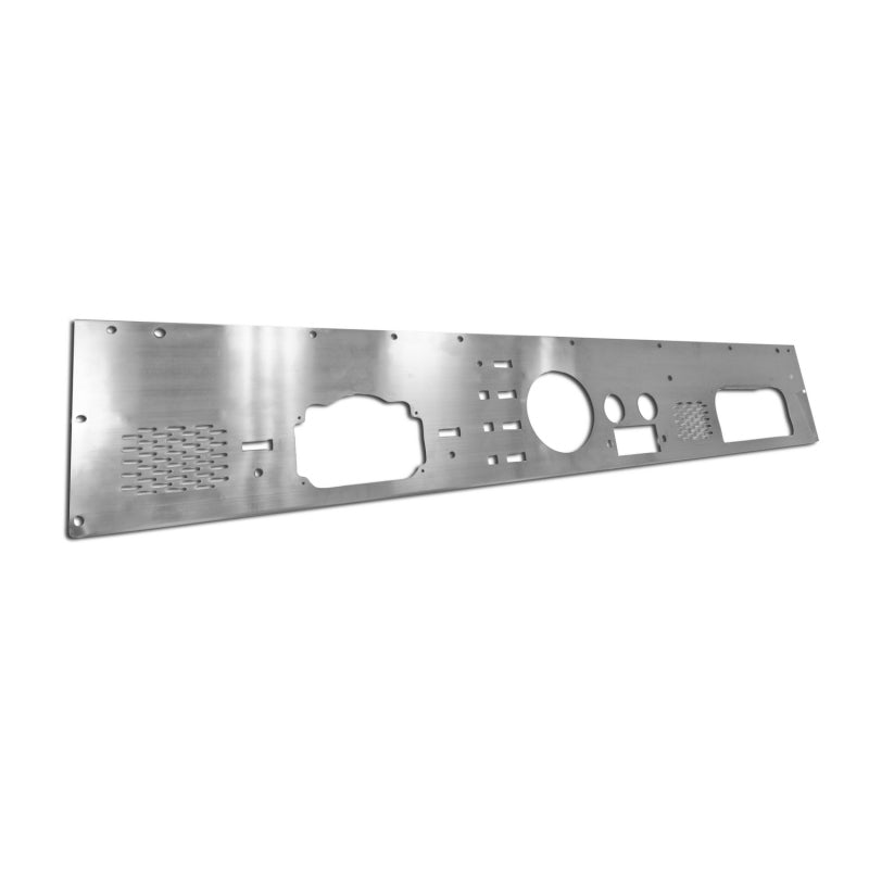 Load image into Gallery viewer, Rugged Ridge 76-86 Jeep CJ Stainless Steel Dash Panel w/ Gauge / Radio / Speaker Cut-Outs
