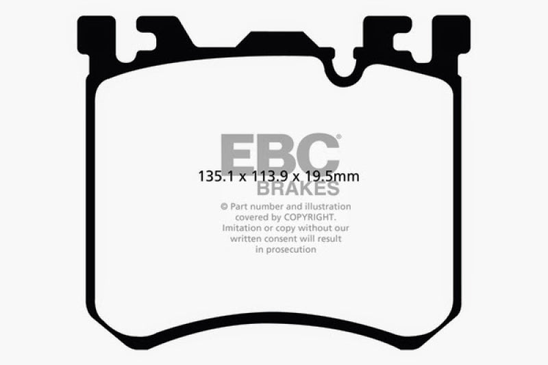 Load image into Gallery viewer, EBC 10-13 BMW X5M 4.4 Twin Turbo Redstuff Front Brake Pads
