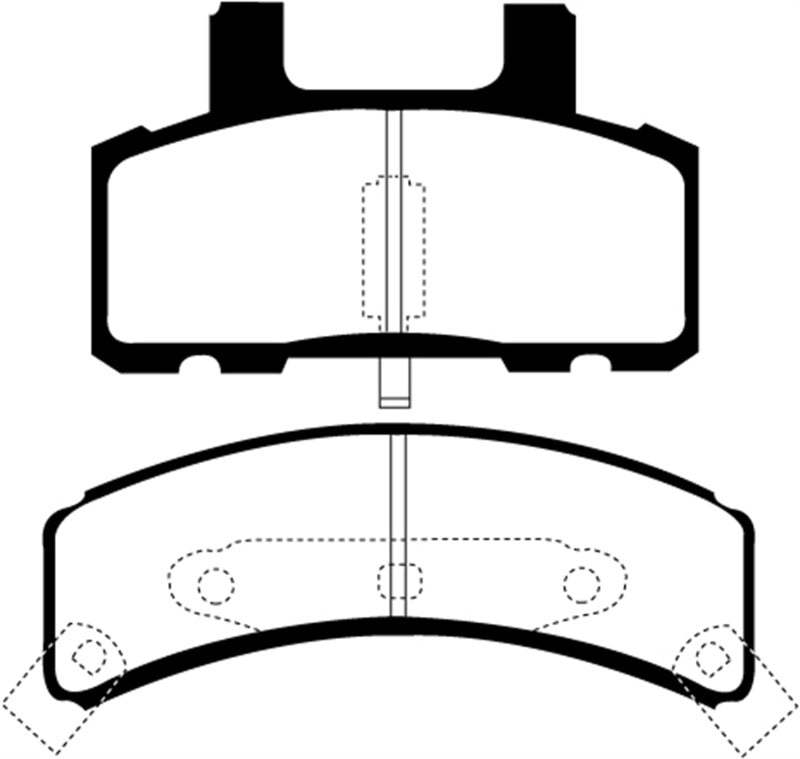 Load image into Gallery viewer, EBC 99-01 Cadillac Escalade 5.7 Greenstuff Front Brake Pads
