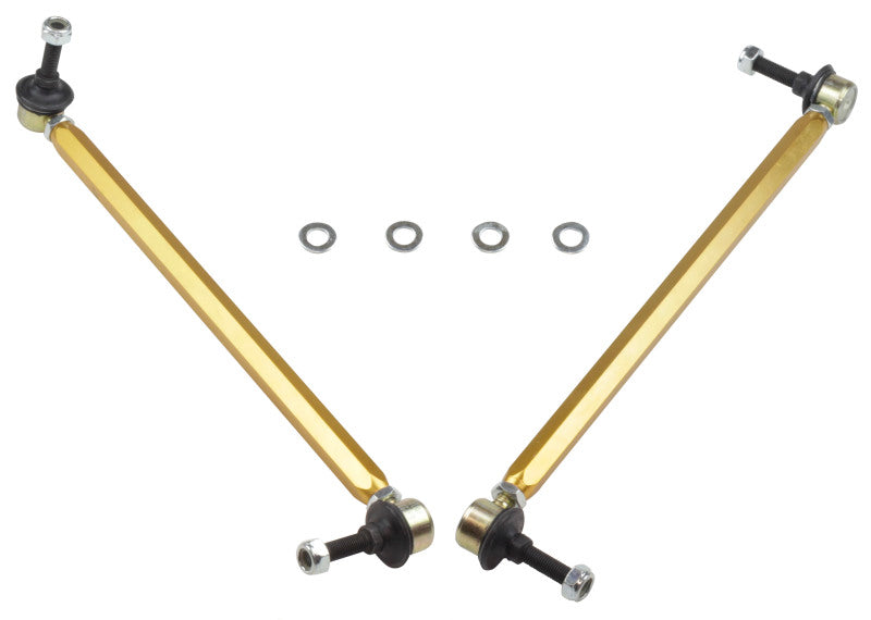 Load image into Gallery viewer, Whiteline 10+ Chevy Camaro FR Coupe Front Sway Bar - Link Assy H/D Adj Steel Ball (360mm C to C)
