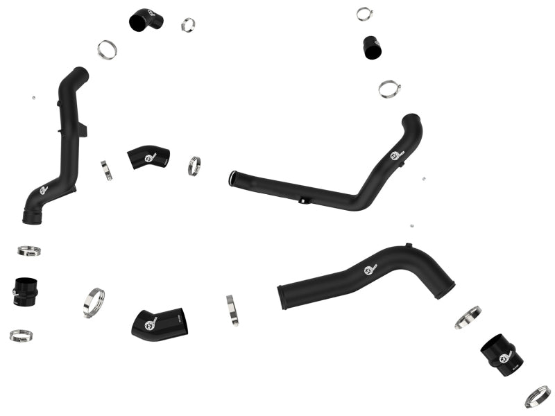 Load image into Gallery viewer, aFe 22-23 Ford Explorer BladeRunner Aluminum Hot and Cold Charge Pipe Kit - Blk
