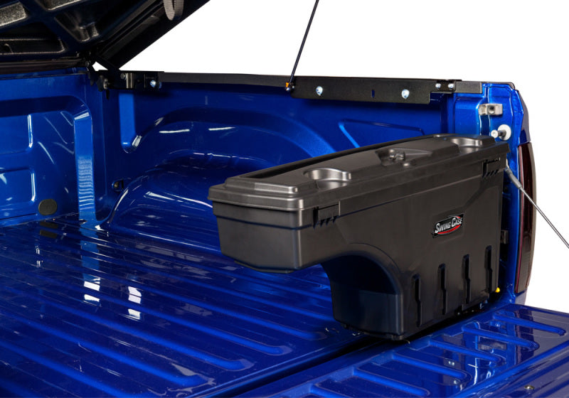 Load image into Gallery viewer, UnderCover 15-20 Ford F-150 Passengers Side Swing Case - Black Smooth

