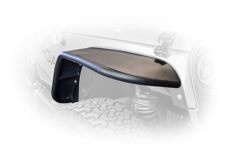 Load image into Gallery viewer, DV8 Offroad 07-18 Jeep Wrangler JK Front &amp; Rear Flat Tube Fenders
