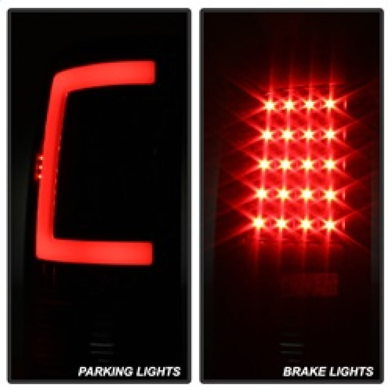 Load image into Gallery viewer, Xtune GMC Sierra 07-13 LED Tail Lights Black ALT-ON-GS07-G2-LED-BK
