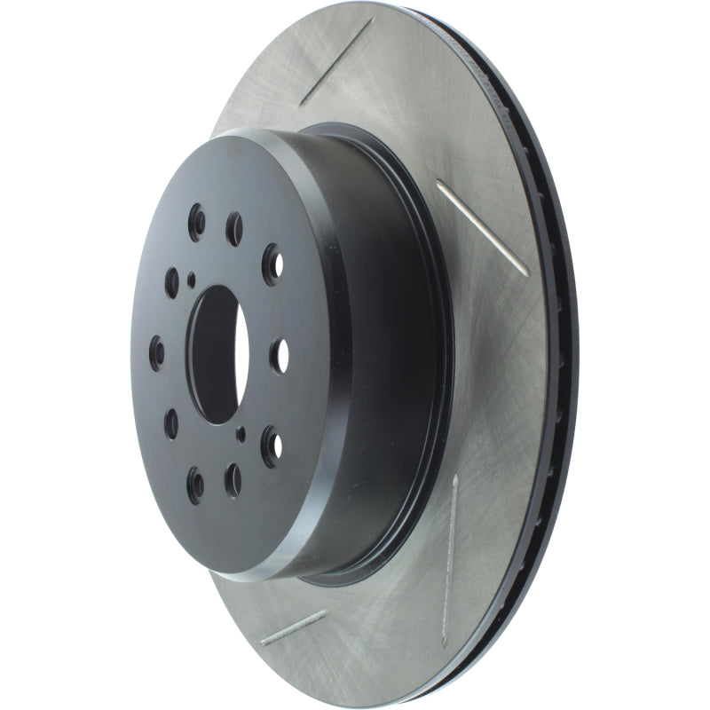 Load image into Gallery viewer, StopTech Power Slot 5/93-98 Supra Turbo Rear Right SportStop Slotted Rotor
