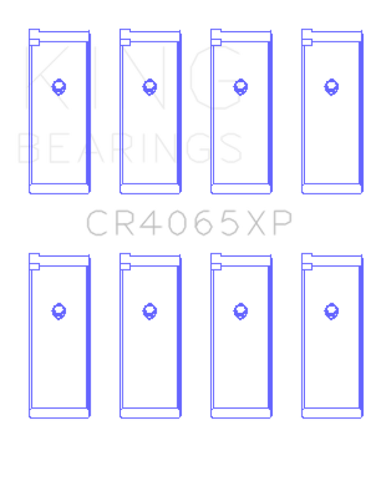 King Nissan KA-24DE (Size STD) Performance Rod Bearing Set