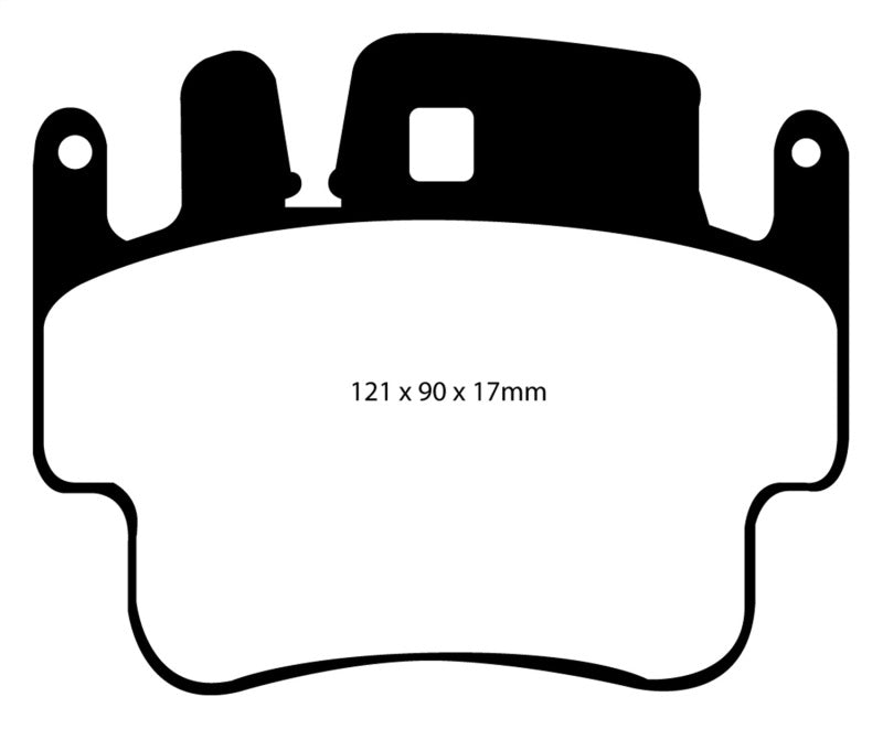 Load image into Gallery viewer, EBC 98-05 Porsche 911 (996) (Cast Iron Rotor only) 3.4 Carrera 2 Yellowstuff Front Brake Pads
