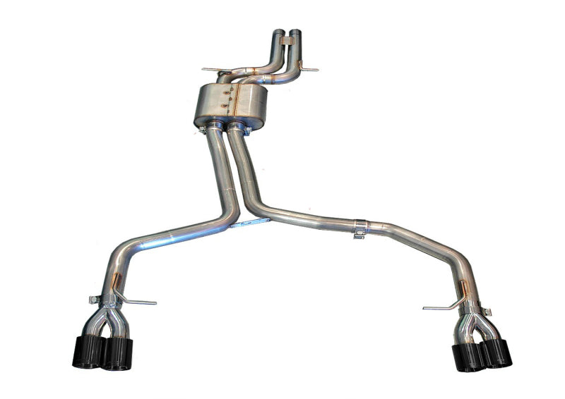 Load image into Gallery viewer, AWE Tuning Audi B8 S5 4.2L Track Edition Exhaust System - Polished Silver Tips
