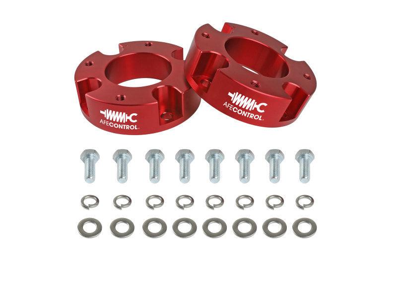 Load image into Gallery viewer, aFe CONTROL 2.0 IN Leveling Kit 07-21 Toyota Tundra - Red
