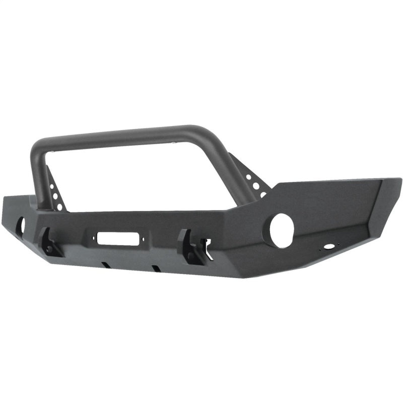 Load image into Gallery viewer, Westin 18-19 Jeep Wrangler JL WJ2 Full Width Front Bumper w/Bull Bar Textured Black

