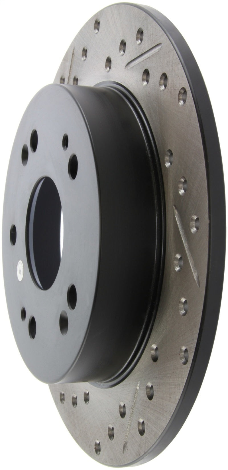 Load image into Gallery viewer, StopTech 06-09 Honda Civic Ex/Si Slotted &amp; Drilled Right Rear Rotor
