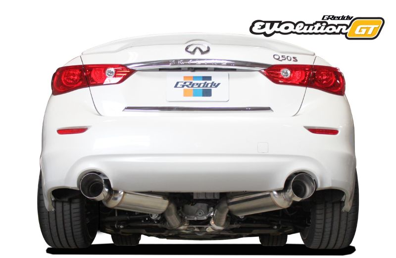 Load image into Gallery viewer, GReddy 16+ Infiniti Q50 Evolution (RWD ONLY) GT Cat-Back Exhaust
