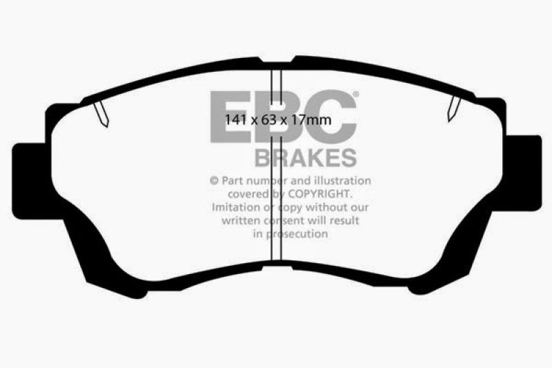 Load image into Gallery viewer, EBC 92-96 Lexus ES300 3.0 Yellowstuff Front Brake Pads
