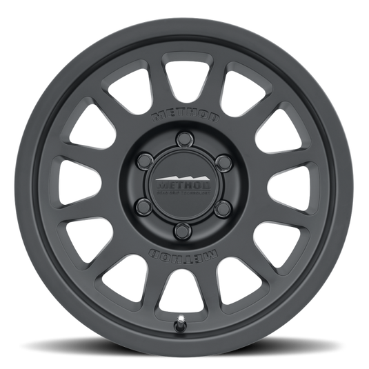 Method MR703 17x8.5 0mm Offset 6x135 87mm CB Matte Black Wheel