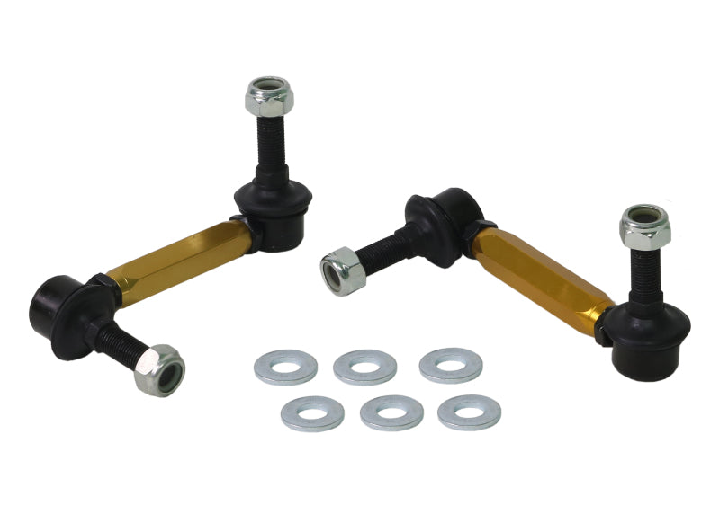 Load image into Gallery viewer, Whiteline 06-09 Toyota FJ Cruiser GSJ10 / 09+ GSJ15 Front Adjustable Heavy Duty Sway Bar Link Kit
