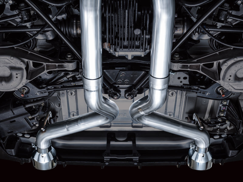 Load image into Gallery viewer, AWE 2023 Nissan Z RZ34 RWD Track Edition Catback Exhaust System w/ Chrome Silver Tips

