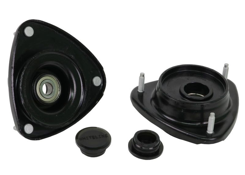 Load image into Gallery viewer, Whiteline 04-07 Subaru WRX/STi / 98-02 Subaru Forester Front Upper Strut Mounts - Offset Assembly
