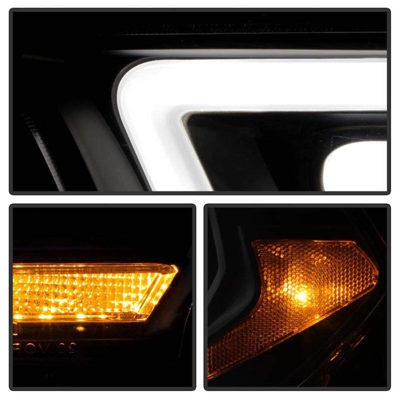 Load image into Gallery viewer, Spyder Dodge Durango 11-13 Halogen Model Only Projector Headlights - Black PRO-YD-DDU11SI-BK
