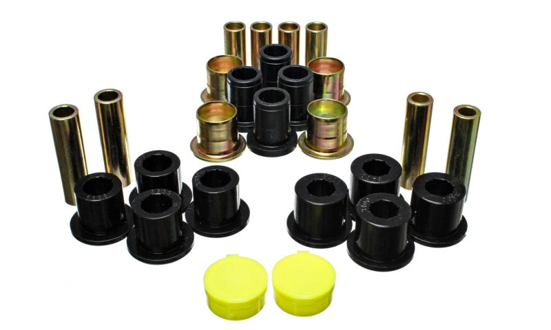 Load image into Gallery viewer, Energy Suspension 87-04 Dodge Dakota / 98-03 Durango 4WD Black Front End Control Arm Bushing Set
