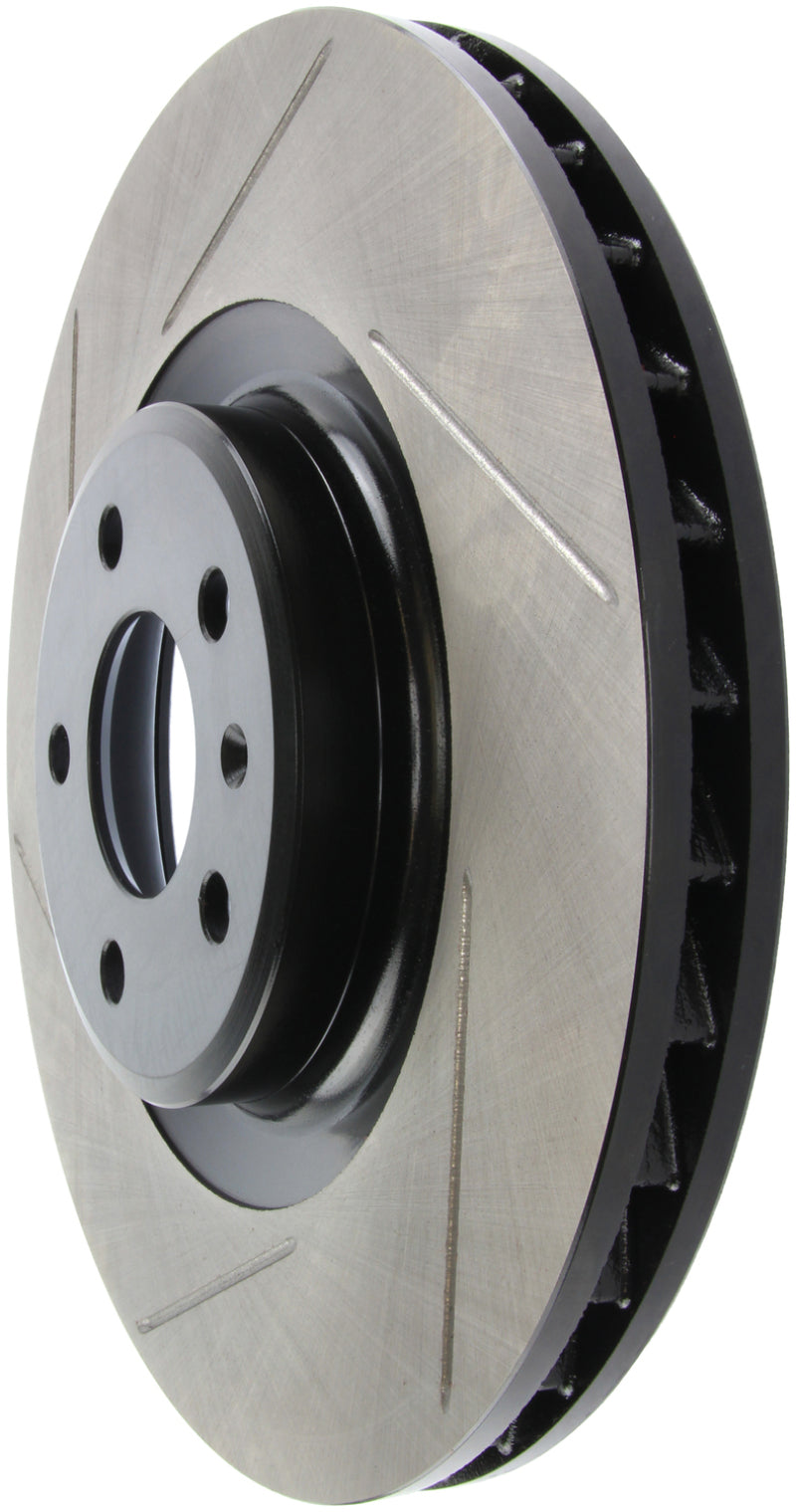 Load image into Gallery viewer, StopTech Power Slot 10-6/11 Audi S4 / 08-11 S5 Front Right Slotted Rotor
