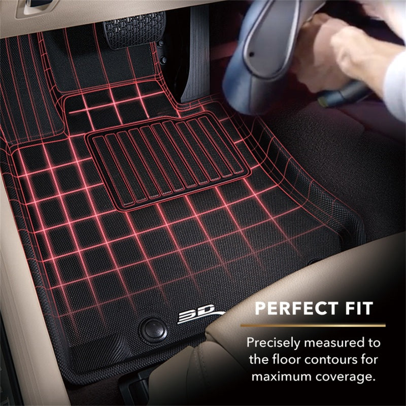Load image into Gallery viewer, 3D MAXpider 2019-2020 BMW X5 (G05)/X7 (G07) Kagu 1st Row Floormat - Black
