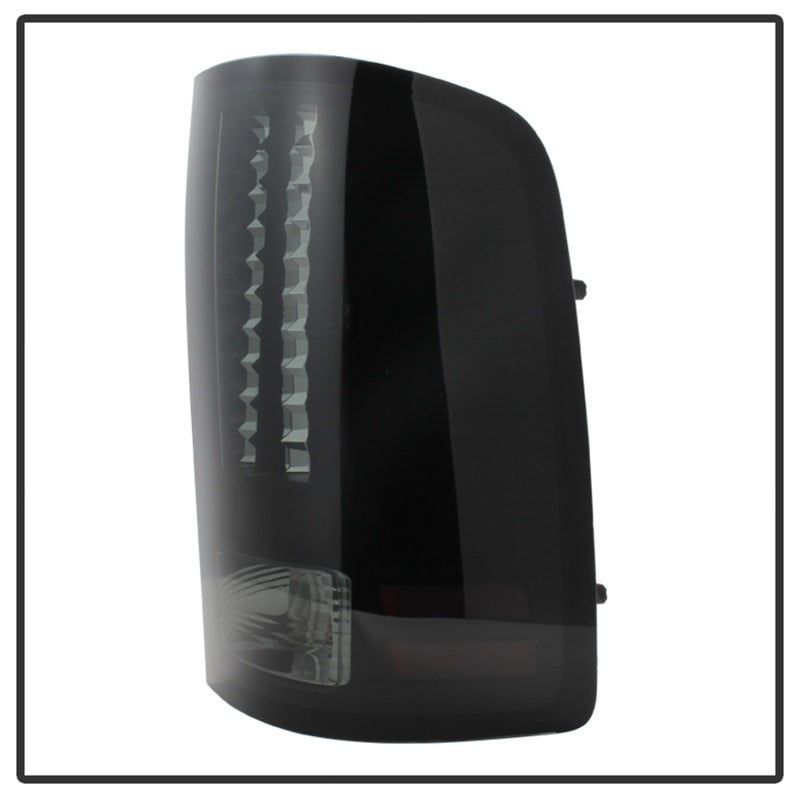 Load image into Gallery viewer, Spyder GMC Sierra 07-13 (Not 3500 Dually 4 Rear Wheels)LED Tail Lights Blk Smke ALT-YD-GS07-LED-BSM
