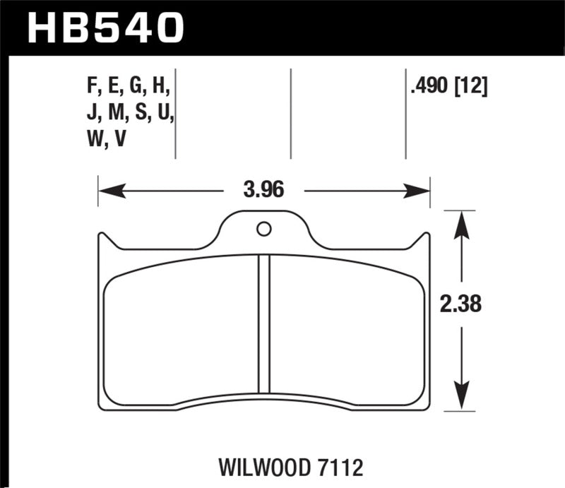 Load image into Gallery viewer, Hawk Wilwood HPS 5.0 Brake Pads
