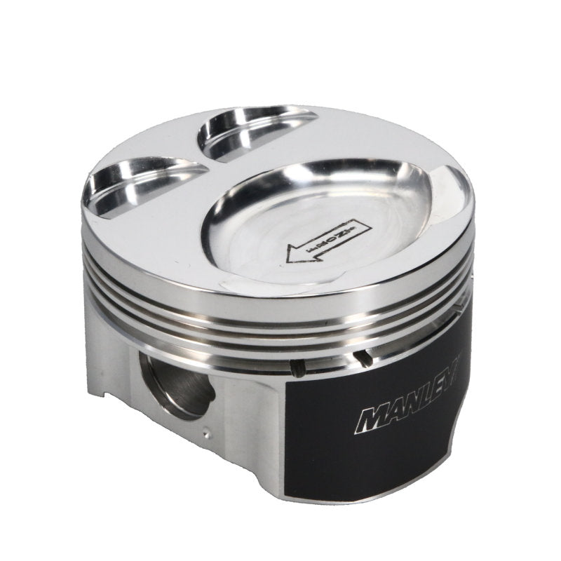 Load image into Gallery viewer, Manley MazdaSpeed 3 MZR 2.3L 87.75mm Bore -13.3cc Dome 9.5:1 CR  Pistons w/ Rings - Set of 4
