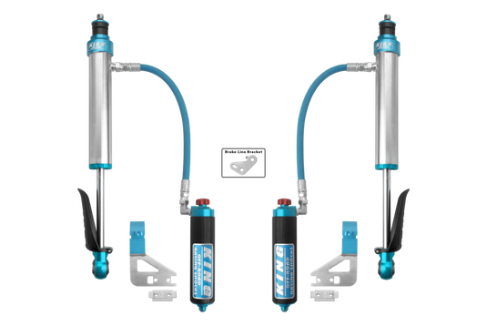 King Shocks 2022+ Toyota Tundra Rear 2.5 Dia Remote Reservoir Coilover & Adjuster (Pair)