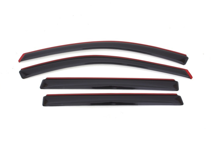 Load image into Gallery viewer, AVS 13-18 Nissan Pathfinder Ventvisor In-Channel Front &amp; Rear Window Deflectors 4pc - Smoke
